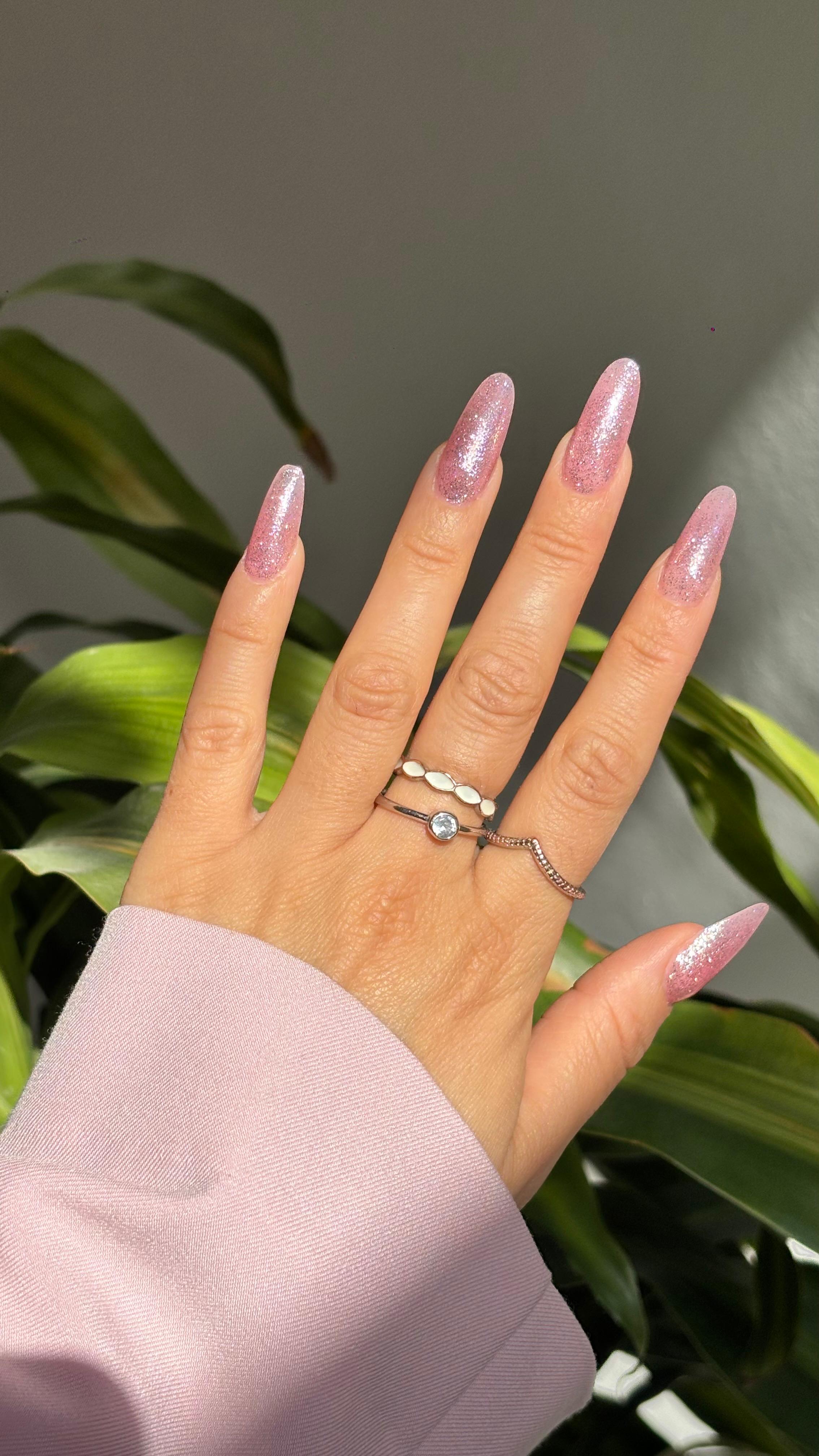 Express Gel · glitter